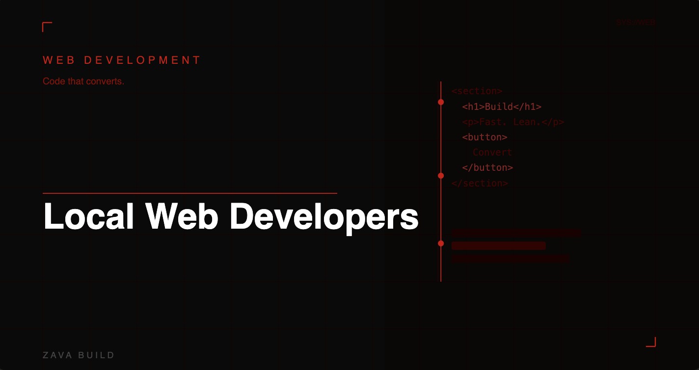 Local Web Developers UK: Conversion-Focused Design & SEO | Zava Build